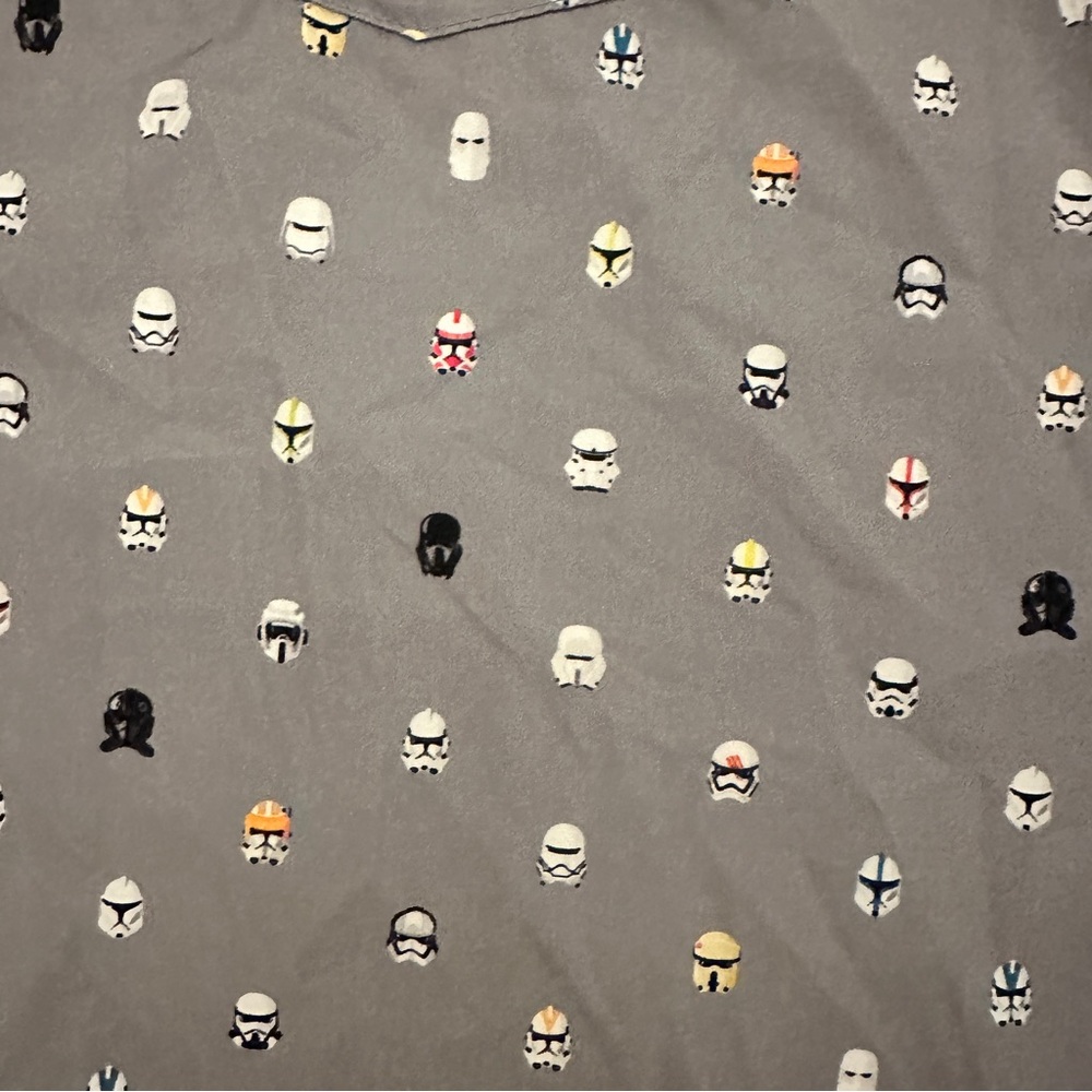 RSVLTS x Star Wars Gray “Little Troopers” Casual Button Down Shirt - Picture 4 of 6